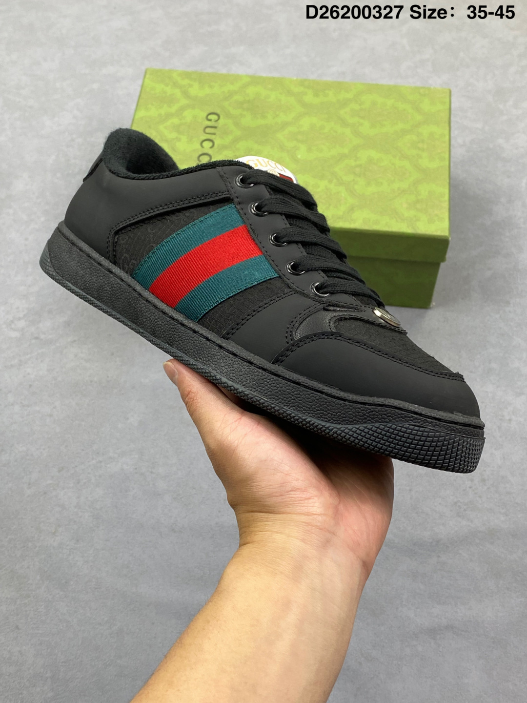 Gucci Distressed Screener Sneakers thumbnail 2