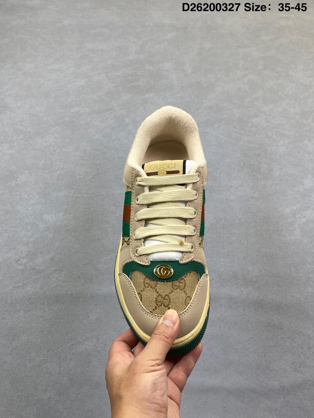 Gucci Distressed Screener Sneakers thumbnail 13
