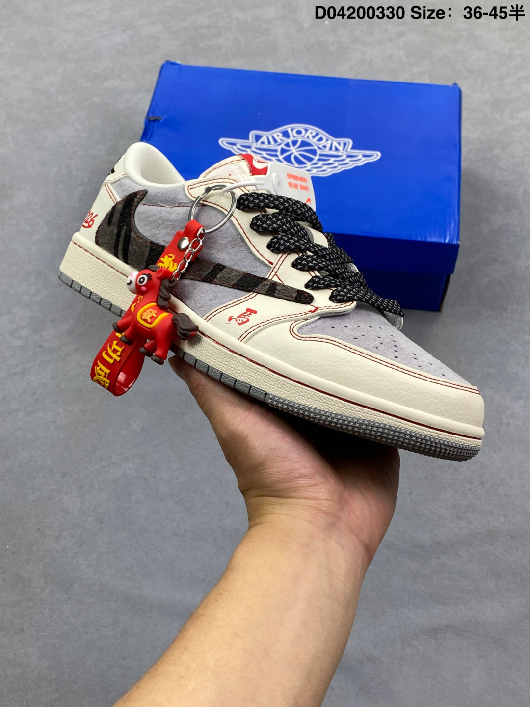 Nike Air Jordan 1 Low Jordan AJ1 Joe 1 low-top casual sneakers joint model customized retro basketball shoes thumbnail 3