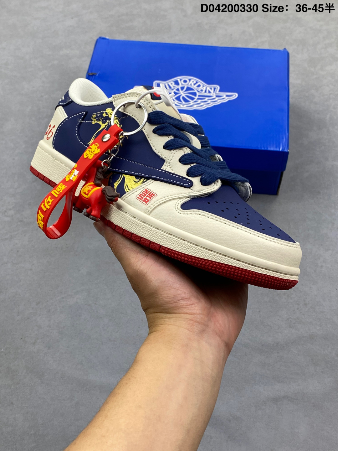 Nike Air Jordan 1 Low Jordan AJ1 Joe 1 low-top casual sneakers joint model customized retro basketball shoes thumbnail 4