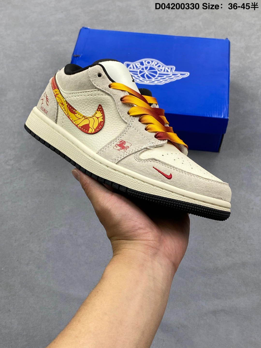 Nike Air Jordan 1 Low Jordan AJ1 Joe 1 low-top casual sneakers joint model customized retro basketball shoes thumbnail 5
