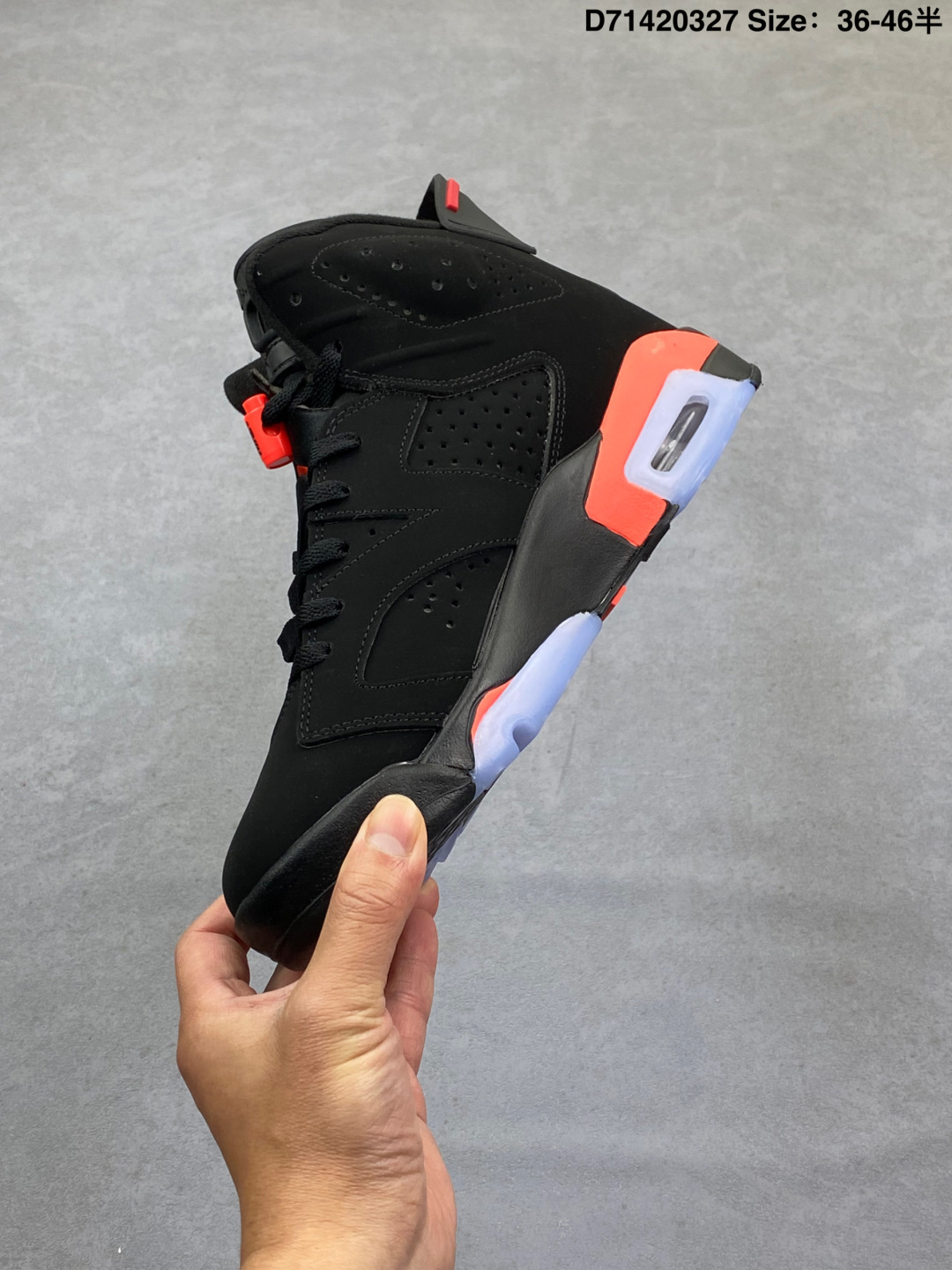Nike Air Jordan 6 Retro Nike non-slip high-top AJ6 generation retro basketball shoes thumbnail 2