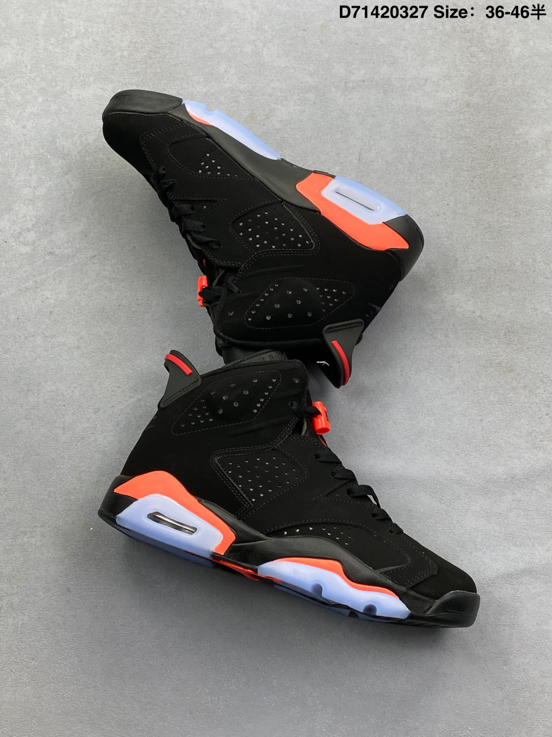 Nike Air Jordan 6 Retro Nike non-slip high-top AJ6 generation retro basketball shoes thumbnail 3