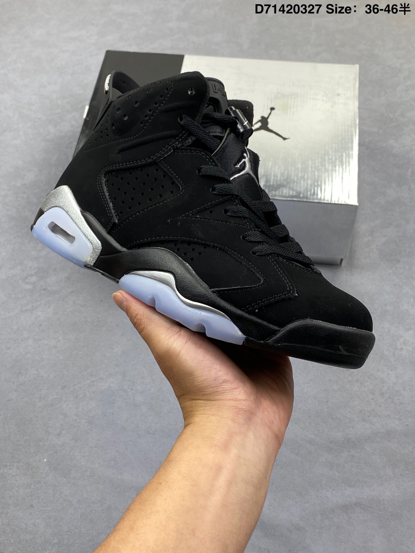 Nike Air Jordan 6 Retro Nike non-slip high-top AJ6 generation retro basketball shoes thumbnail 4