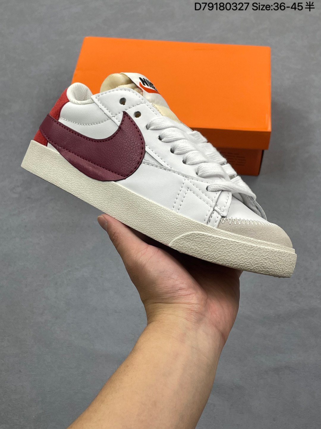 Nike Blazer Low '77 Jumbo pioneer low-top versatile single-product sports and leisure sneakers thumbnail 3