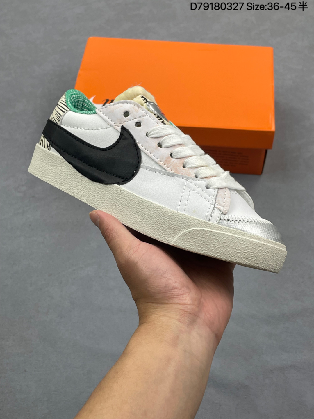 Nike Blazer Low '77 Jumbo pioneer low-top versatile single-product sports and leisure sneakers thumbnail 4