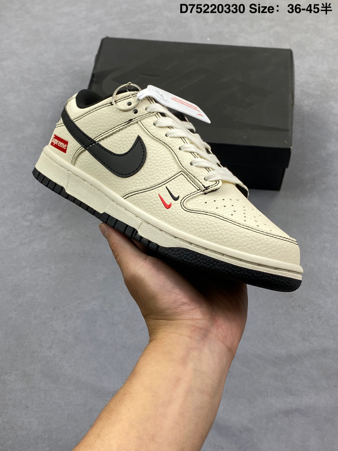 Nike Dunk Low Retro Customized Sneakers thumbnail 3