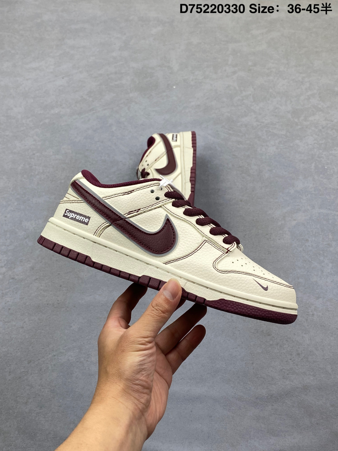 Nike Dunk Low Retro Customized Sneakers thumbnail 7